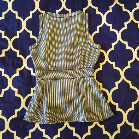 Banana Republic Sleeveless Peplum Polka Dot Top - Picture 6 of 10